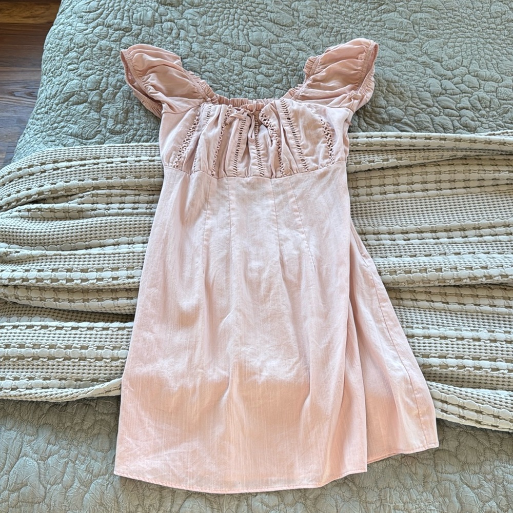 baby pink lulu dress